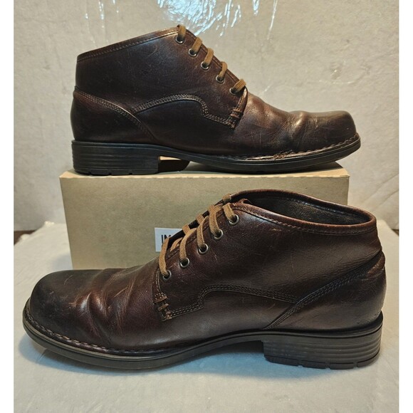 Rockport Shoes Mens Size 11.5 Brown Leather Chukka Boots Casual Lace Up K59239 main image 5